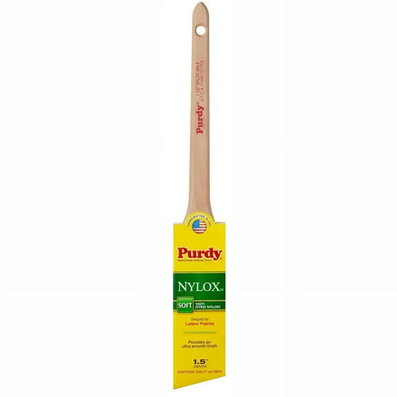 1-1/2" Purdy 144080215 Nylox Dale Angled Sash Paint Brush, Tynex Nylon