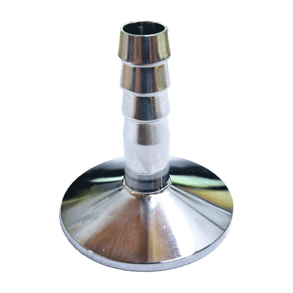 1 1/2" Sanitary Tri-Clamp x 1/2" Barb