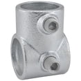 thumbnail image 1 of 1-1/2" Size Single Socket Tee Pipe Fitting (1.94" Fitting I.D.), 1 of 2