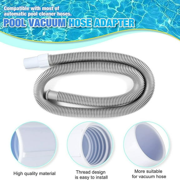 1-1/2" Swimming Pool Hose Connector Pool Hose End Cuff Left Hand For 38mm Threaded Suction Pipe Pool Vacuum Xcvvvvvvvvvvvvvvvvvv