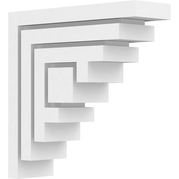 1 1/2"W x 5"D x 5"H Standard Landon Architectural Grade PVC Bracket