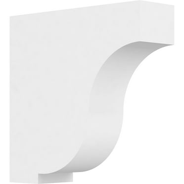 1 1/2"W x 5"D x 5"H Standard Van Buren Architectural Grade PVC Bracket