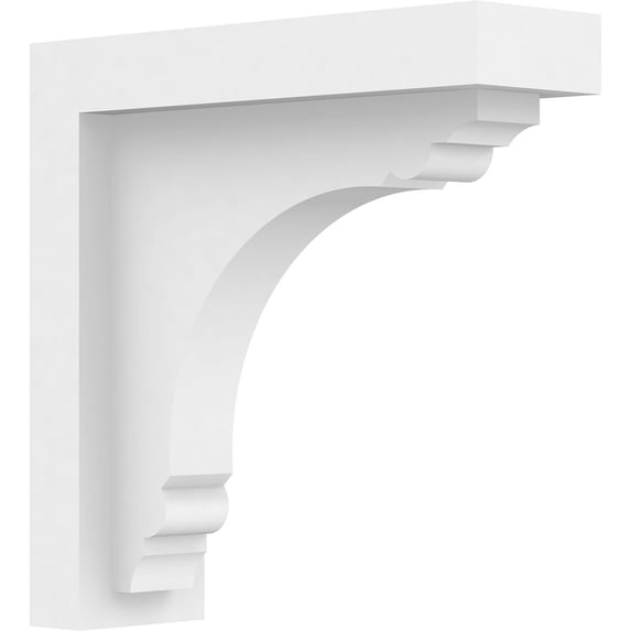 1 1/2"W x 5"D x 5"H Standard Warren Architectural Grade PVC Bracket