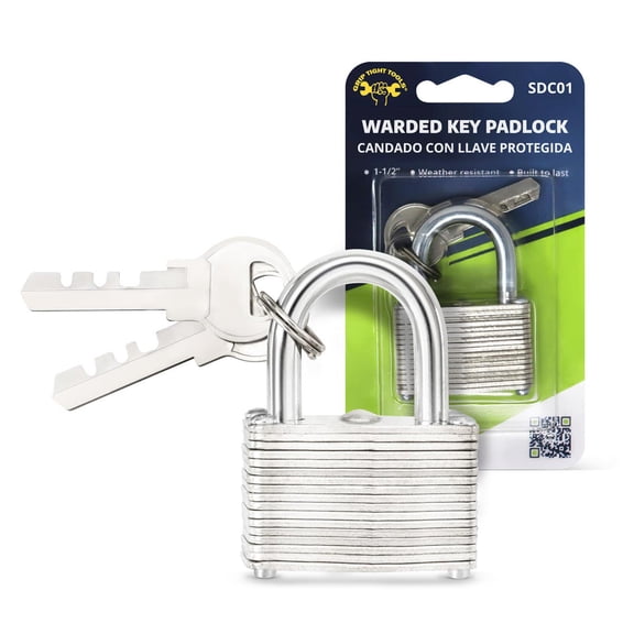 1-1/2" Warded Padlock