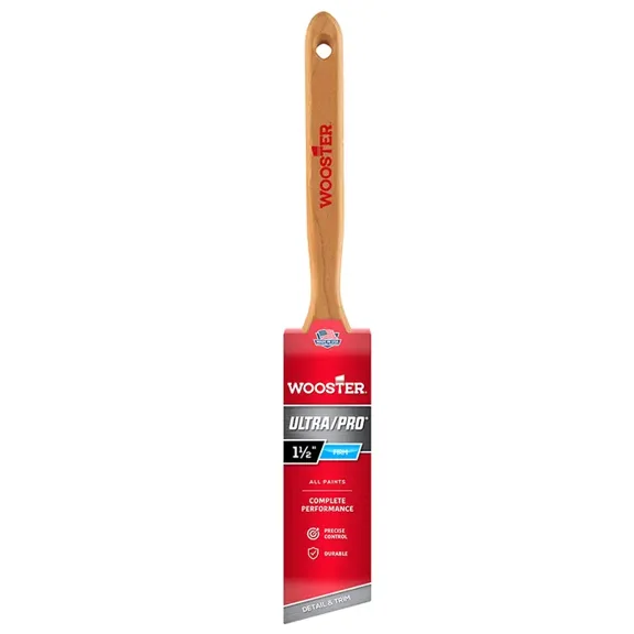 1-1/2 Wooster Brush Company 4174 Ultra/Pro Firm Lindbeck Professional Angle Sash Paint Brush