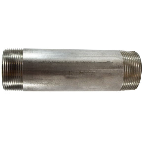1-1/2 X 12 Wld SS Nipple 304, #304 Sch 40 Stainless Steel Nipples, Nipples and Fittings