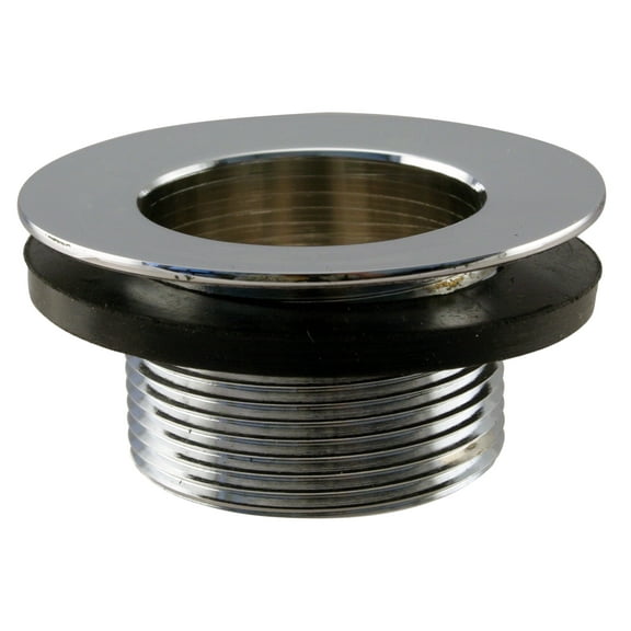 Westbrass 792SOCP-C Tub Drain Body, 1-1/2" - Coarse Thread, Polished Chrome