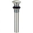 thumbnail image 1 of 1 1/2 in. Drain without Overflow with Cover & Grid Strainer in Brushed Nickel, 1 of 2