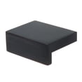 thumbnail image 1 of 1-1/2 in. Modern Rectangular Dresser Drawer Finger Pull Knobs, Oil Rubbed Bronze, Pack of 10, 1 of 3