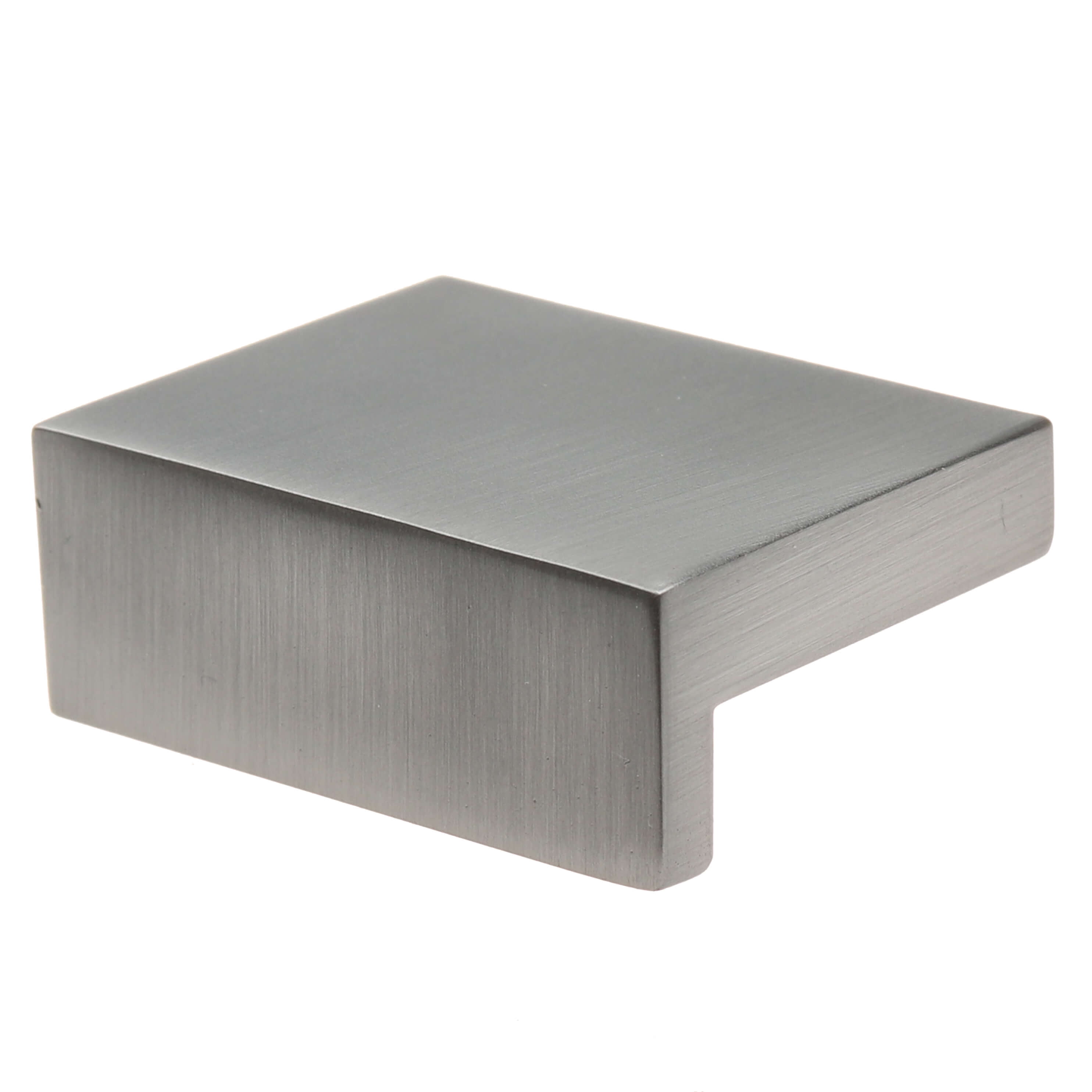 1.5" Satin Nickel Rectangular Modern Drawer Knob
