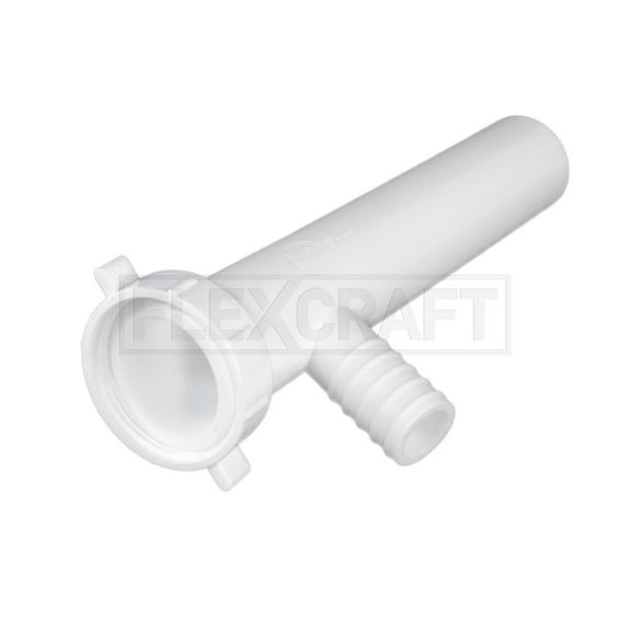 1-1/2 in Plastic Branch Tailpiece for Tubular Drain Applications