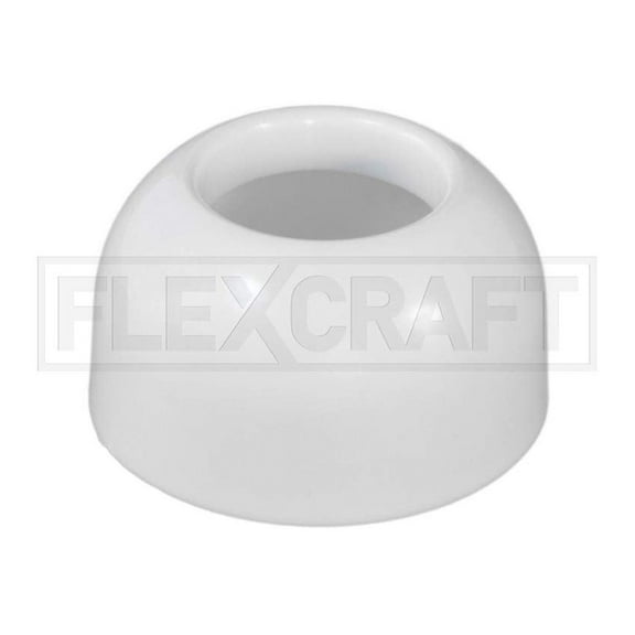 1-1/2 in. Plastic Trap Wall Flange for Tubular Drain Applications