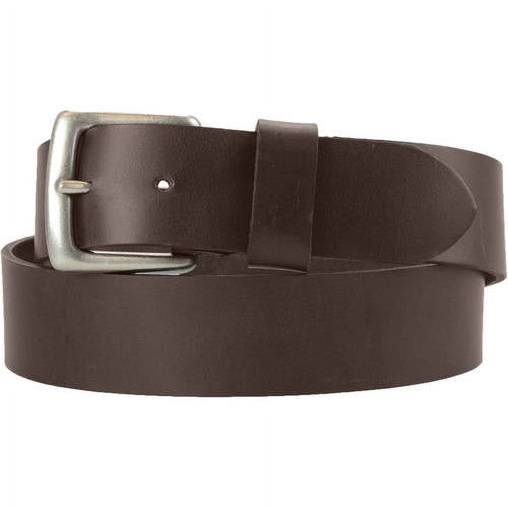 1-1/2 in. US Steer Hide Harness Leather Men's Belt w/ Antq. Nickel Buckle