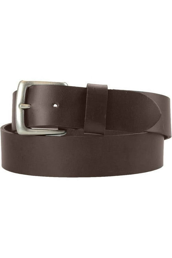 1-1/2 in. US Steer Hide Harness Leather Men's Belt w/ Antq. Nickel Buckle