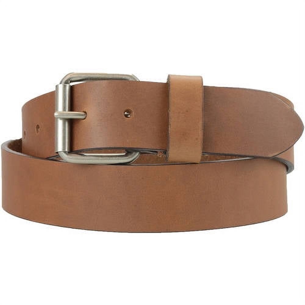 1-1/2 in. US Steer Hide Harness Leather Men's Belt w/ Antq. Nickel ...