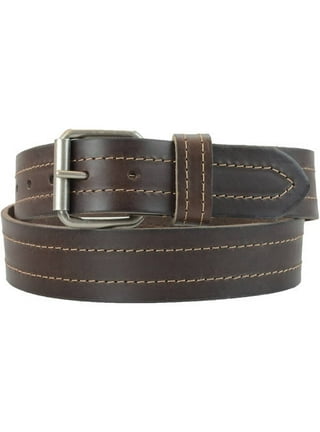 Buy Men Black Solid Genuine Leather Belt Online - 721528