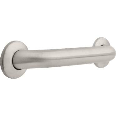 1 1/2 in. x 12 in. Concealed Screw Grab Bar in Stainless Steel
