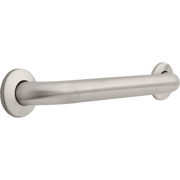 1 1/2 in. x16 in. Grab Bar with Concealed Mounting in Stainless Steel