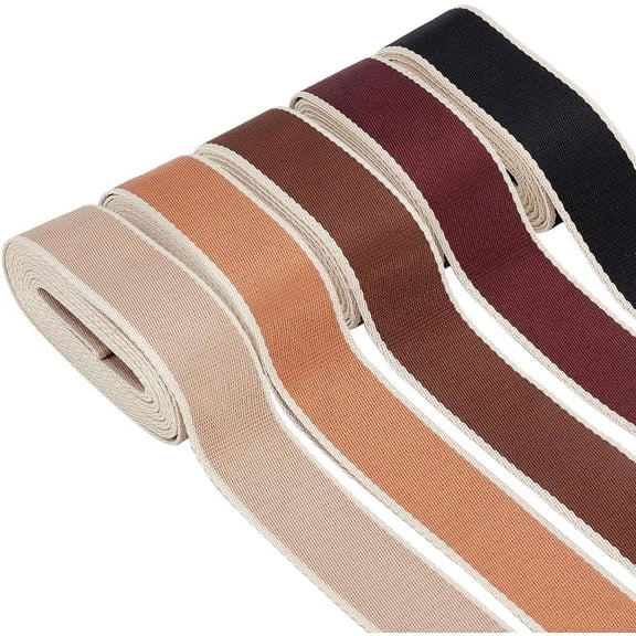 1-1/2 inch Heavy Polyester Webbing 5 Colors Flat Bag Strapes Nylon Webbing Ribbon Leash Strapes