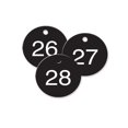 thumbnail image 1 of 1-1/2 inch Numbered Plastic Circle Tags, 1 of 1