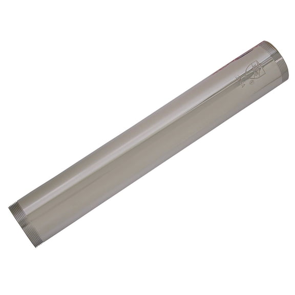 1-1/2" x 12" Brass Thread Extension Tube 20 Gauge,PartNo P38083 JonesStephens