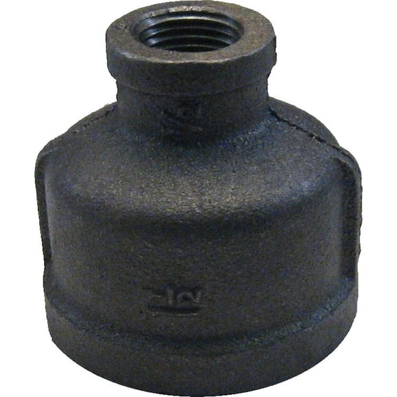 1-1/2"x1/2" Black Iron Bell Reducer