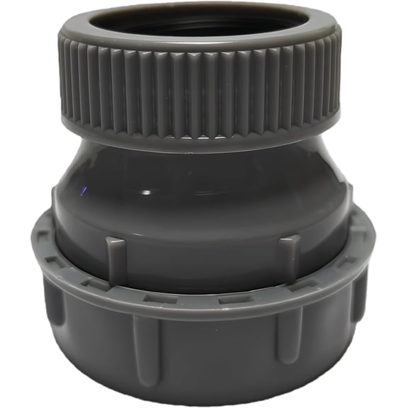 1 1/4 to 1 1/2 sink drain adapter, Extension Coupling with slip joint connection, 1-1/2" x 1-1/4" Trap Adapter, PP Reducing Pipe Adapter Fitting (Grey)
