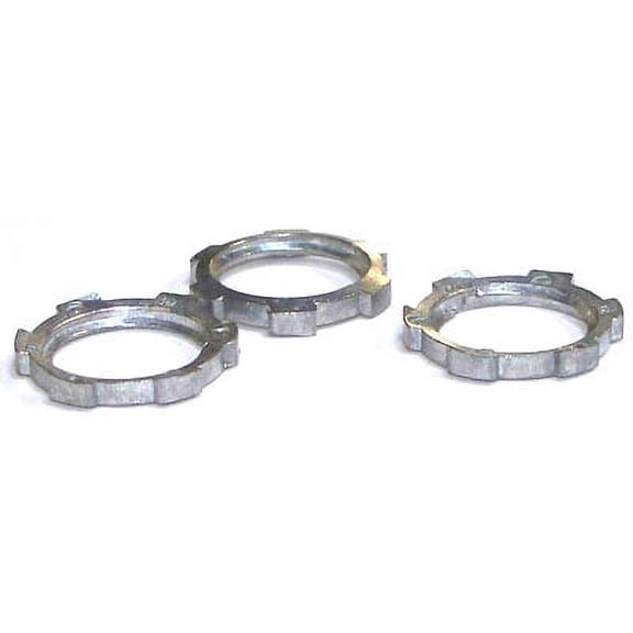 1 1/4-11.5 Conduit Locknuts / Steel / Zinc - 500 Piece Carton