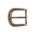 thumbnail image 1 of 1 1/4" (32 mm) Single Prong Solid Brass Horseshoe Belt Buckle, 1 of 1