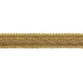 thumbnail image 1 of 1 1/4" (3cm) Baroque Collection Wide Gimp Braid Trim # 0125BG, Tan Beige Gold #8633 (Beige Gold, Dark Gold, Tan Beige) 9 Yards (27 ft/8m), 1 of 1