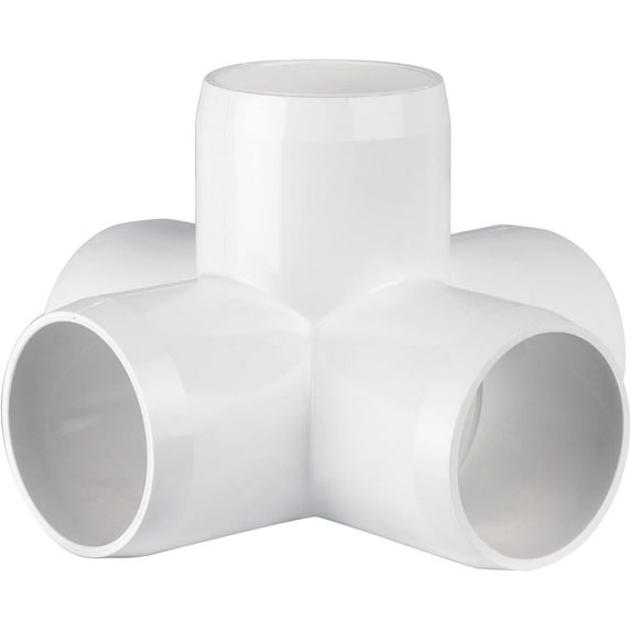 1-1/4" 5-way Cross PVC Fitting Connector