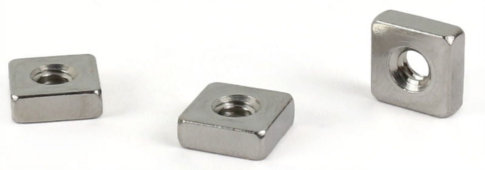1 1/4-7 Regular Square Nuts / Steel / Zinc - 20 Piece Carton