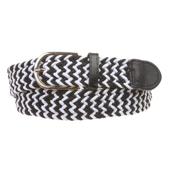 1 1/4'' Braided Woven Elastic Stretch Belt