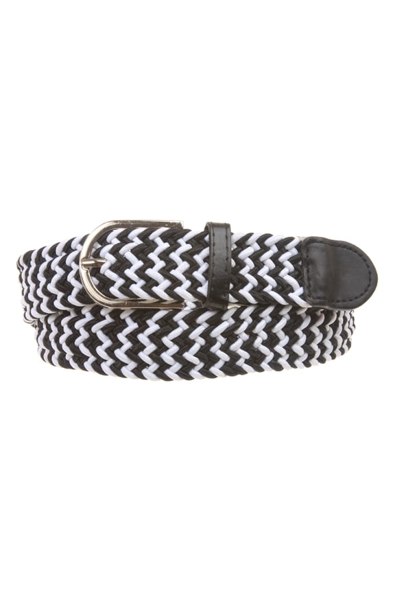 1 1/4'' Braided Woven Elastic Stretch Belt
