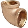 thumbnail image 1 of 1-1/4" Brass 90 Degree Elbow, FNPT, 125 PSI, 1 of 3