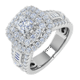 thumbnail image 1 of 1 1/4 Carat Diamond Engagement Ring Band in 14K White Gold (Ring Size 9), 1 of 5