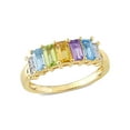 thumbnail image 1 of Everly Women's Topaz and Peridot Citrine Amethyst Sterling Silver Ring, 1 of 7