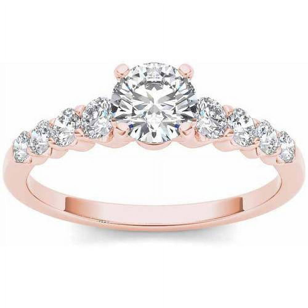 1-1/4 Carat T.W. Diamond Classic 14kt Rose Gold Engagement Ring