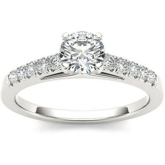 1-1/4 Carat T.W. Diamond Classic 14kt White Gold Engagement Ring
