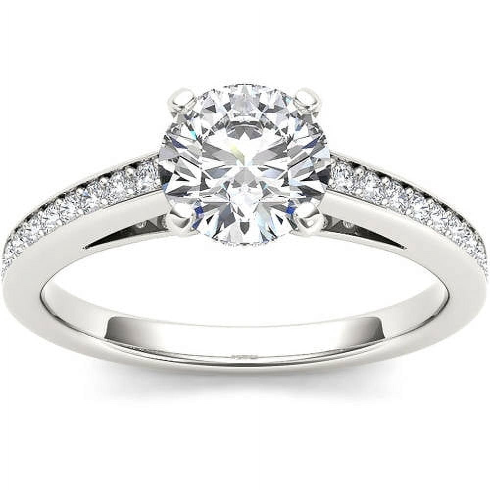 1-1/4 Carat T.W. Diamond Classic 14kt White Gold Engagement Ring