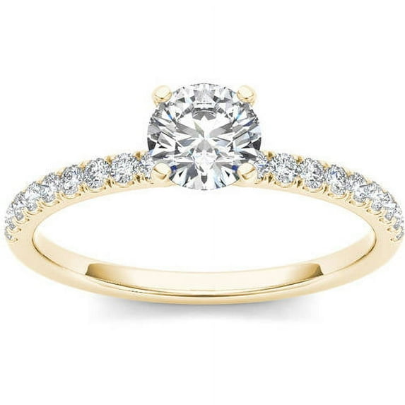1-1/4 Carat T.W. Diamond Classic 14kt Yellow Gold Engagement Ring
