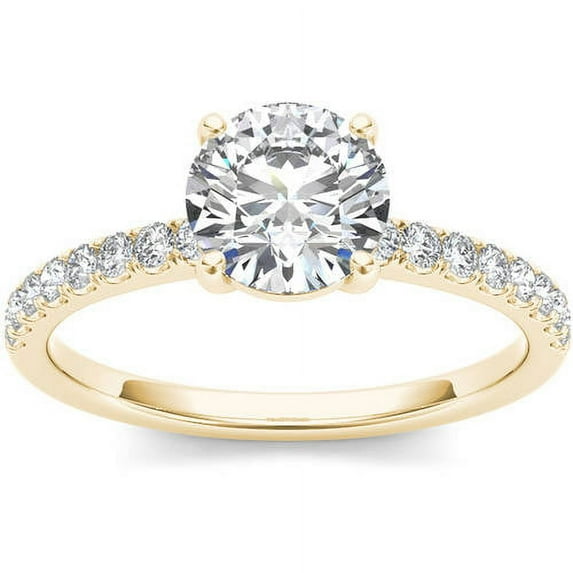1-1/4 Carat T.W. Diamond Classic 14kt Yellow Gold Engagement Ring