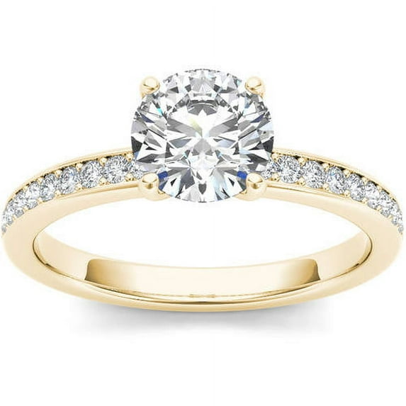 1-1/4 Carat T.W. Diamond Classic 14kt Yellow Gold Engagement Ring