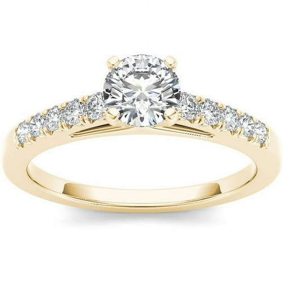 1-1/4 Carat T.W. Diamond Classic 14kt Yellow Gold Engagement Ring