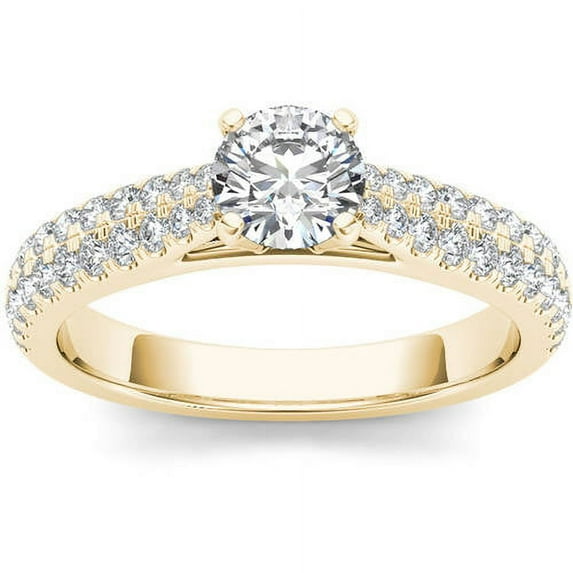 1-1/4 Carat T.W. Diamond Classic 14kt Yellow Gold Engagement Ring