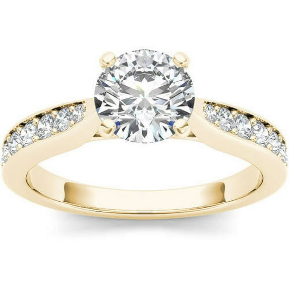 1-1/4 Carat T.W. Diamond Classic 14kt Yellow Gold Engagement Ring