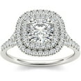 thumbnail image 1 of 1-1/4 Carat T.W. Diamond Double Halo 14kt White Gold Engagement Ring, 1 of 1