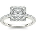 thumbnail image 1 of 1-1/4 Carat T.W. Diamond Princess-Cut Single Halo 14kt White Gold Engagement Ring, 1 of 4