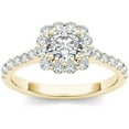 thumbnail image 1 of 1-1/4 Carat T.W. Diamond Single Halo 14kt Yellow Gold Engagement Ring, 1 of 1