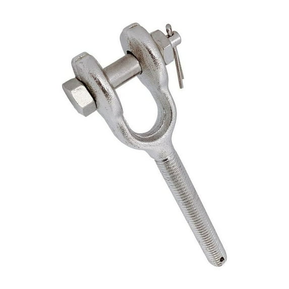 1-1/4" Drop Forged Turnbuckle Jaw RIGHT HAND Thread 12500Lb WLL Stainless Steel T316